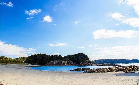 高知県土佐清水市/道の駅めじかの里土佐清水/周辺観光スポット/桜浜海水浴場