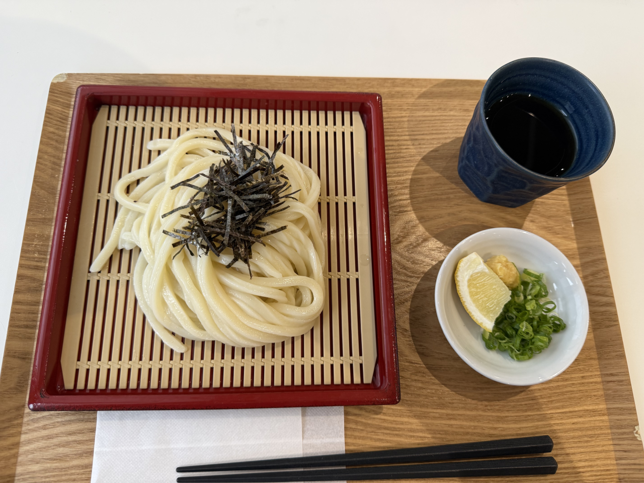 高知県土佐清水市/道の駅めじかの里土佐清水/ざるうどん